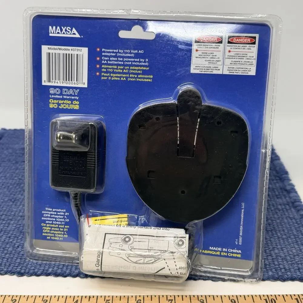 Maxsa Innovations 37312 Park Right Garage Laser Park Dual Lasers New